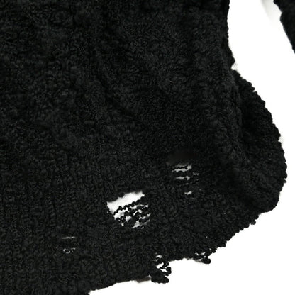 DOLCE & GABBANA ウールナイロン Vネックブークレニットセーター｜GUARDAROBA MILANO OFFICIAL STORE