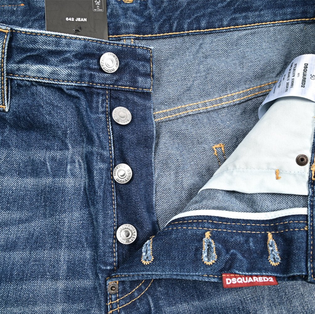 DSQUARED2 642 JEAN コットン100% ダメージデニムジーンズ｜426156 - 50｜GUARDAROBA MILANO OFFICIAL STORE