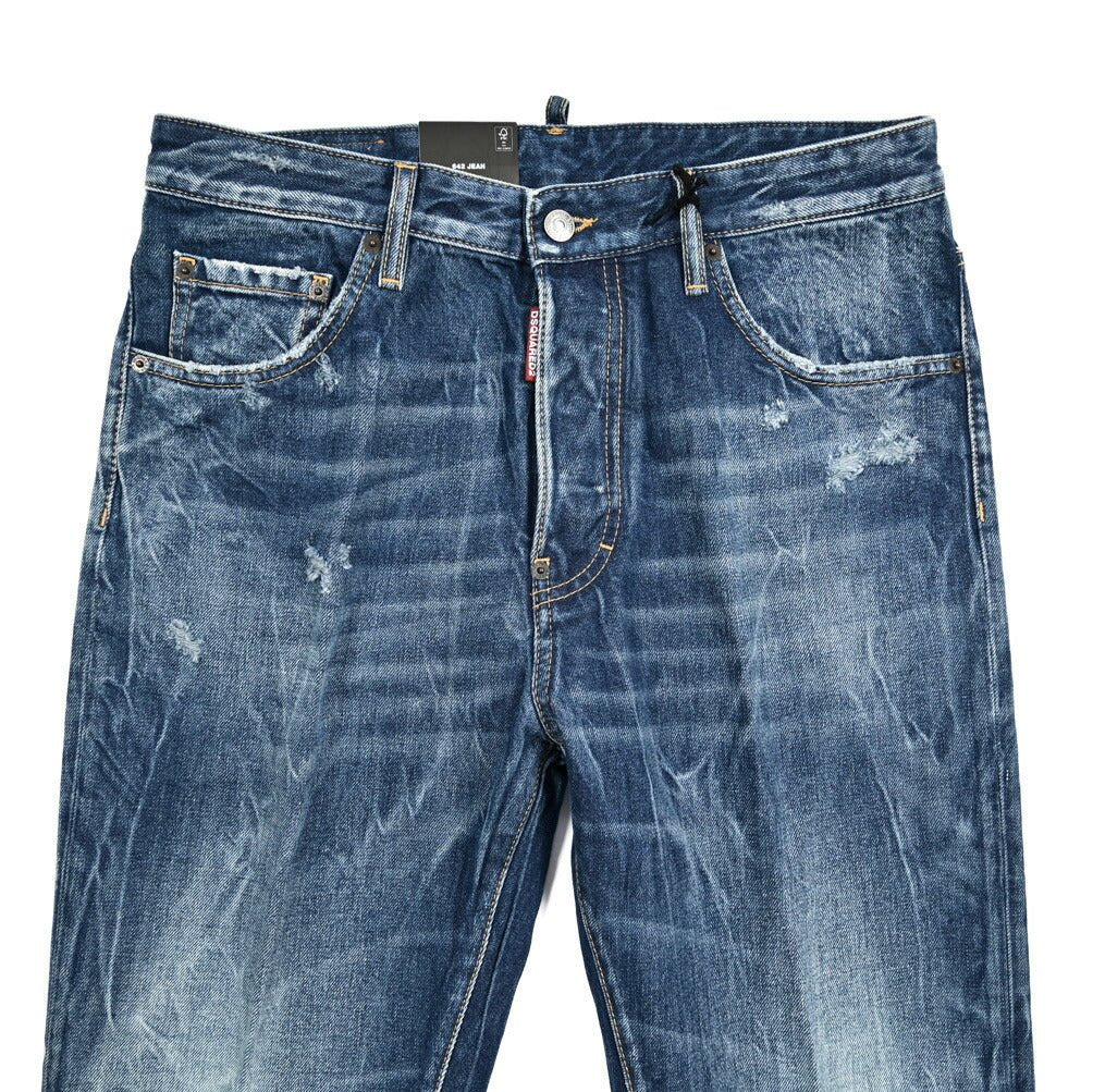 DSQUARED2 642 JEAN コットン100% ダメージデニムジーンズ｜426156 - 50｜GUARDAROBA MILANO OFFICIAL STORE