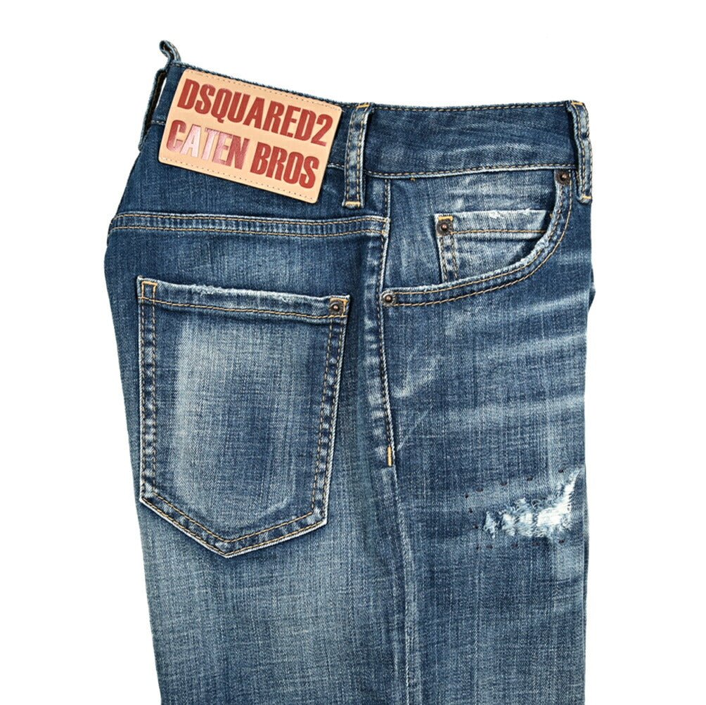 《レディース》DSQUARED2 BOSTON JEAN ストレッチデニム ダメージジーンズ｜GUARDAROBA MILANO OFFICIAL STORE