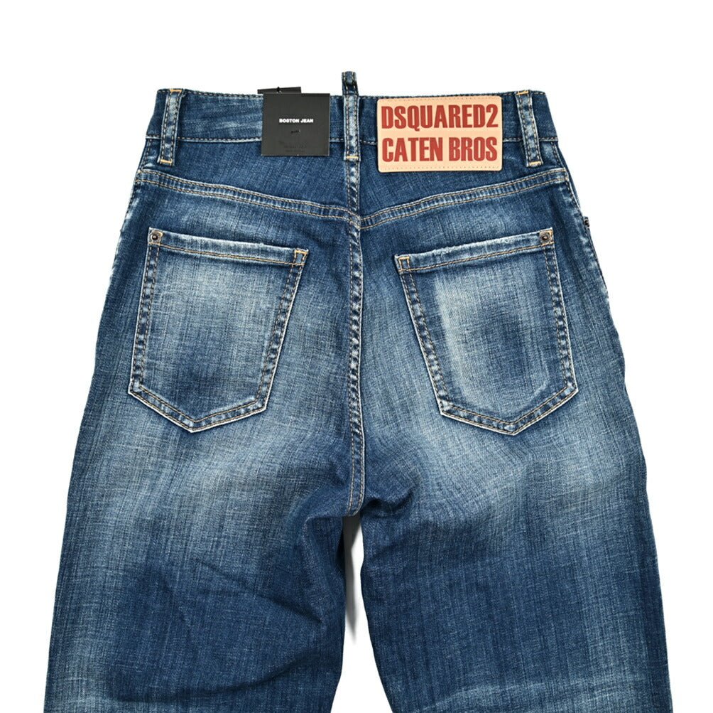 《レディース》DSQUARED2 BOSTON JEAN ストレッチデニム ダメージジーンズ｜GUARDAROBA MILANO OFFICIAL STORE