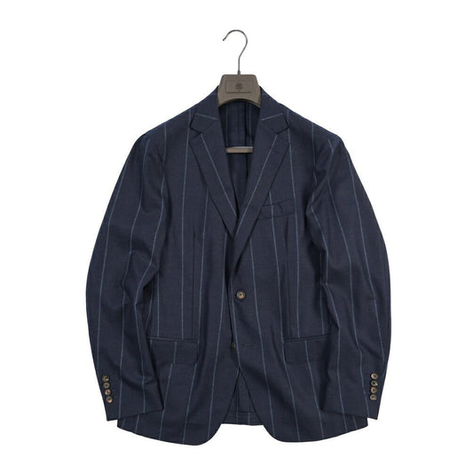 eleventy ヴァージンウール100% 2Bシングルテーラードスーツ / Ermenegildo Zegna 15 Microns生地 ネイビー 48 | GUARDAROBA MILANO OFFICIAL STORE