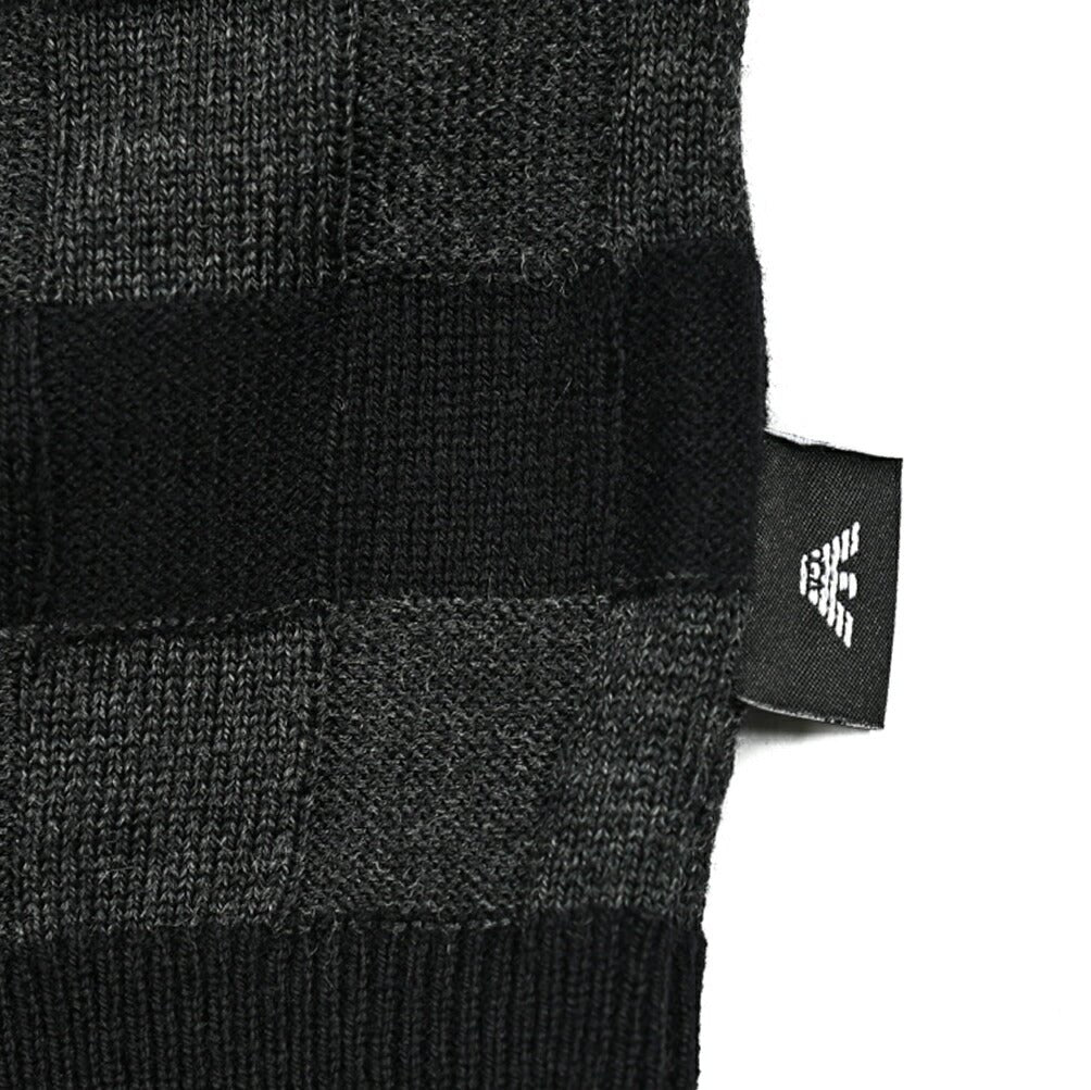 EMPORIO ARMANI ヴァージンウール100% クルーネックハイゲージニットセーター｜415115-M｜GUARDAROBA MILANO OFFICIAL STORE