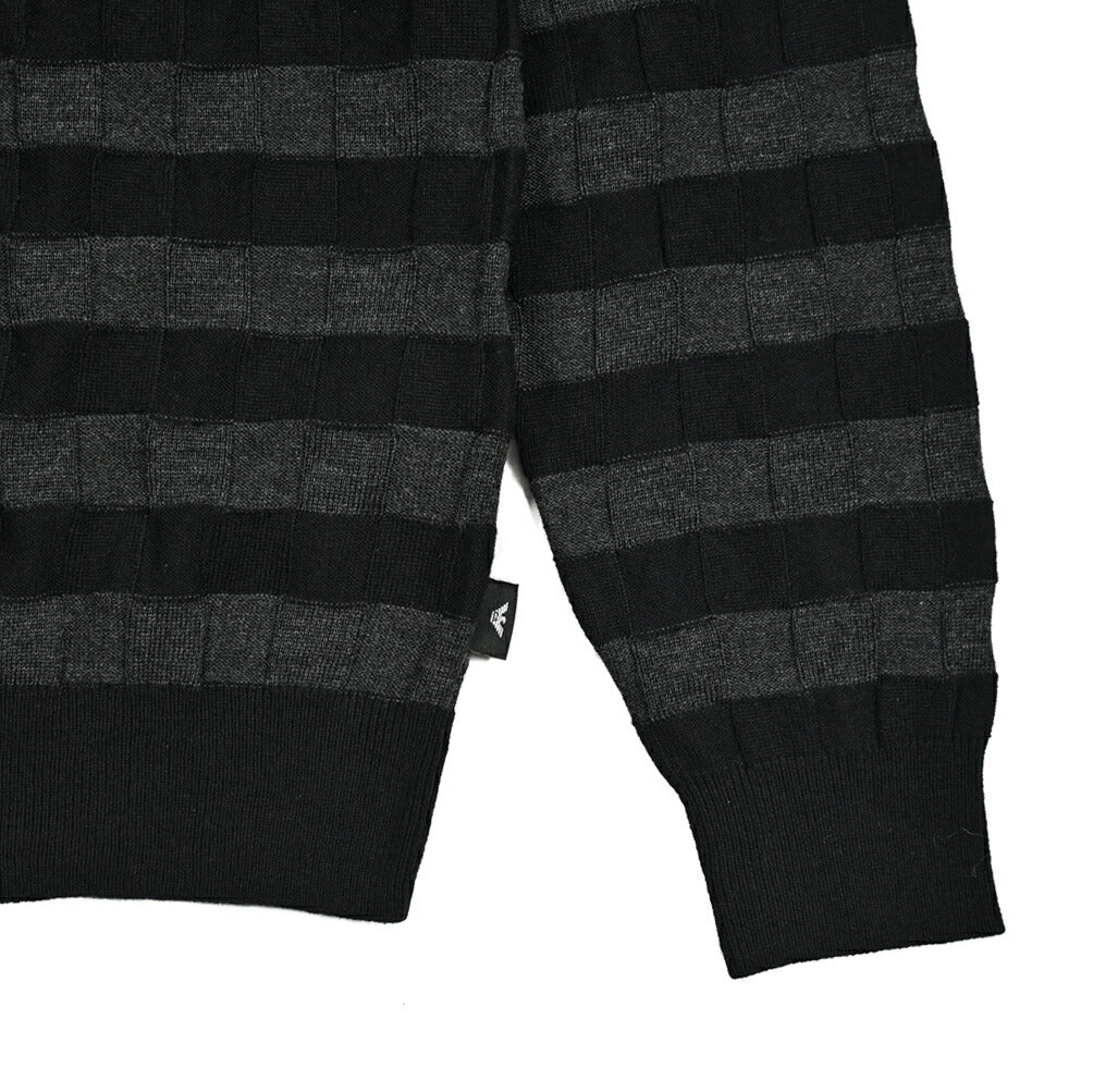 EMPORIO ARMANI ヴァージンウール100% クルーネックハイゲージニットセーター｜415115-M｜GUARDAROBA MILANO OFFICIAL STORE