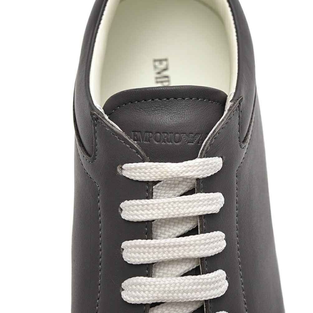 EMPORIO ARMANI カーフレザースニーカー｜426149 - 37h｜GUARDAROBA MILANO OFFICIAL STORE