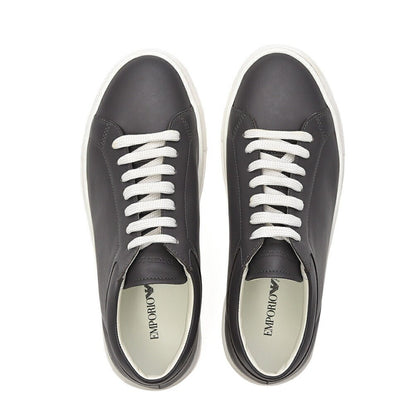 EMPORIO ARMANI カーフレザースニーカー｜426149 - 37h｜GUARDAROBA MILANO OFFICIAL STORE