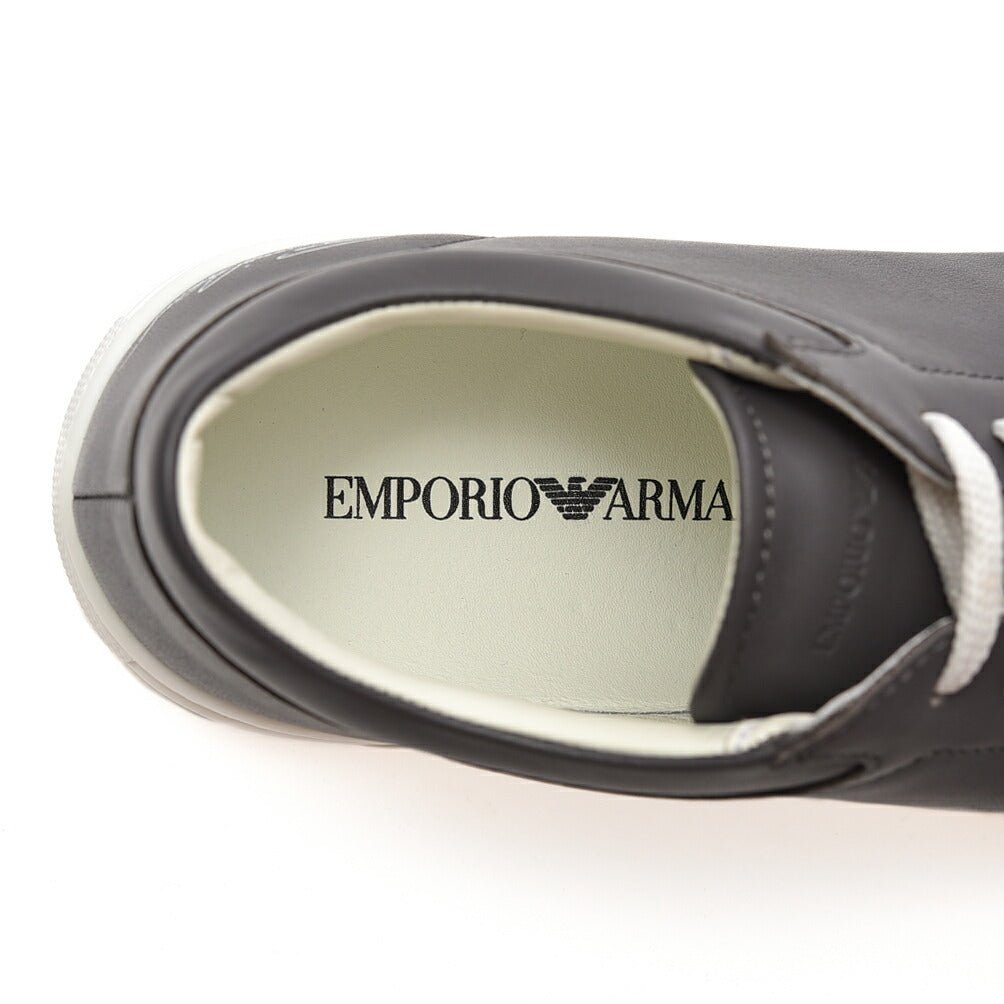 SALE｜EMPORIO ARMANI エンポリオアルマーニ / カーフレザースニーカー
