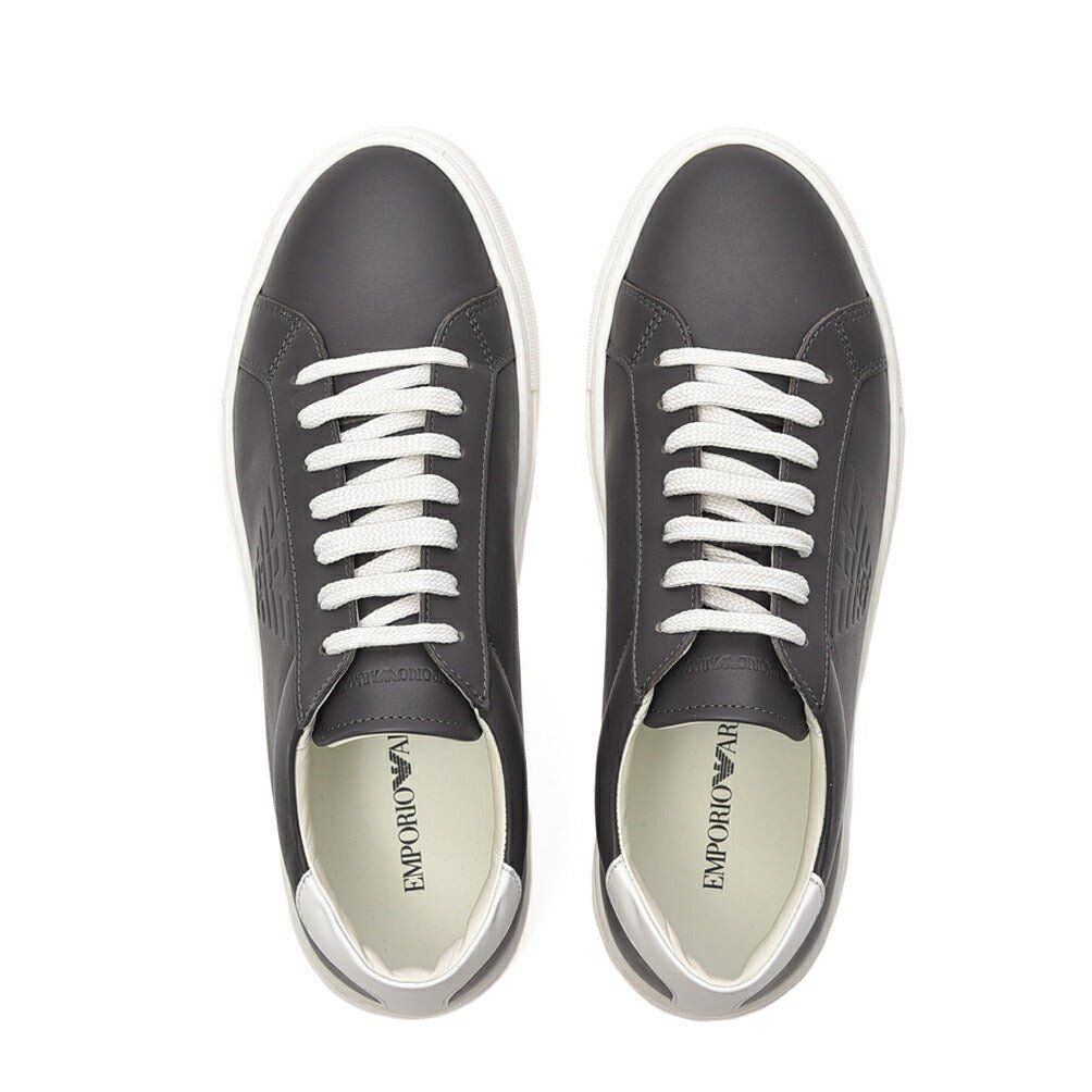 SALE｜EMPORIO ARMANI エンポリオアルマーニ / カーフレザースニーカー
