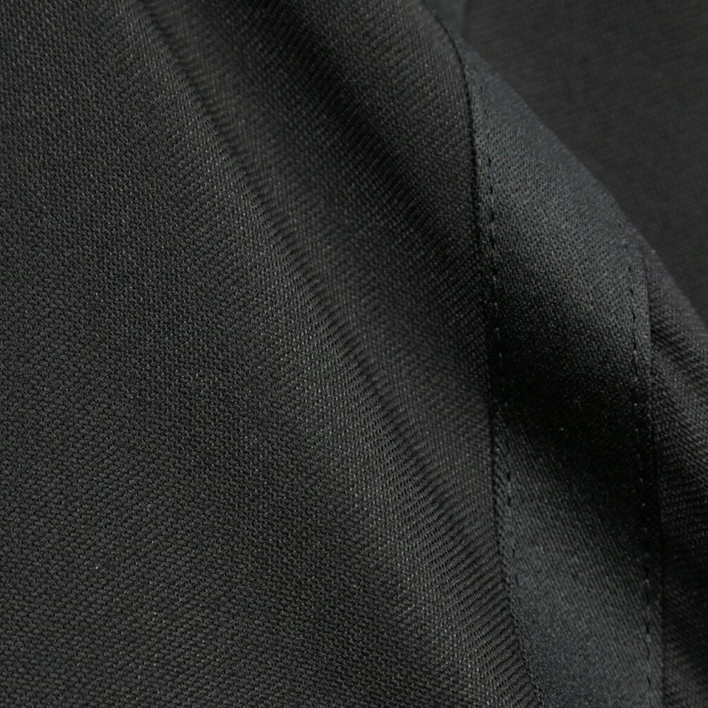 EMPORIO ARMANI シルク混ウール タキシードスラックス ブラック 50 | GUARDAROBA MILANO OFFICIAL STORE