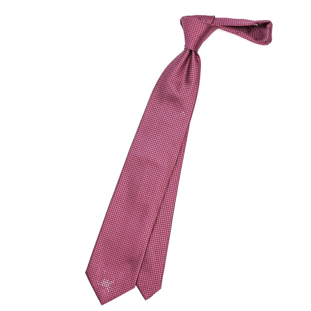 ETON シルク100% 織柄ネクタイ ピンク 146cm×8cm | GUARDAROBA MILANO OFFICIAL STORE