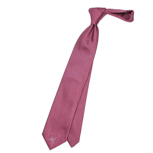 ETON シルク100% 織柄ネクタイ ピンク 146cm×8cm | GUARDAROBA MILANO OFFICIAL STORE