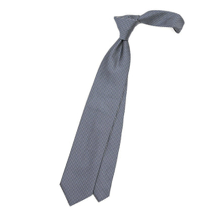 ETON シルク100% 織柄ネクタイ ネイビー 148cm×8cm | GUARDAROBA MILANO OFFICIAL STORE