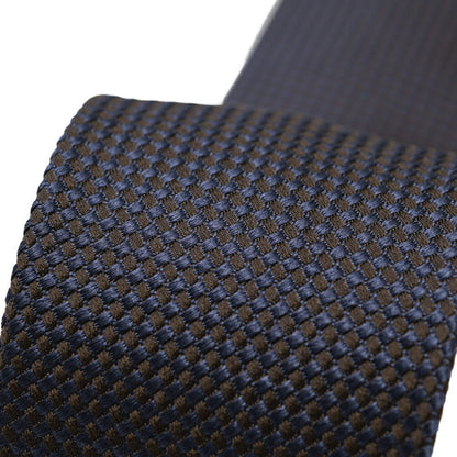 ETON シルク100% 織柄ネクタイ ネイビー 148cm×7cm | GUARDAROBA MILANO OFFICIAL STORE