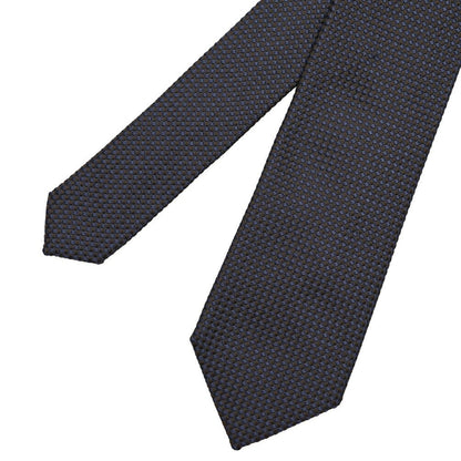 ETON シルク100% 織柄ネクタイ ネイビー 148cm×7cm | GUARDAROBA MILANO OFFICIAL STORE