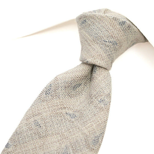 ETON ウールリネン ペイズリー柄ネクタイ グレー 145cm×7.5cm | GUARDAROBA MILANO OFFICIAL STORE