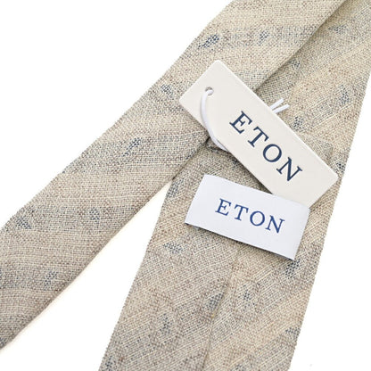 ETON ウールリネン ペイズリー柄ネクタイ グレー 145cm×7.5cm | GUARDAROBA MILANO OFFICIAL STORE