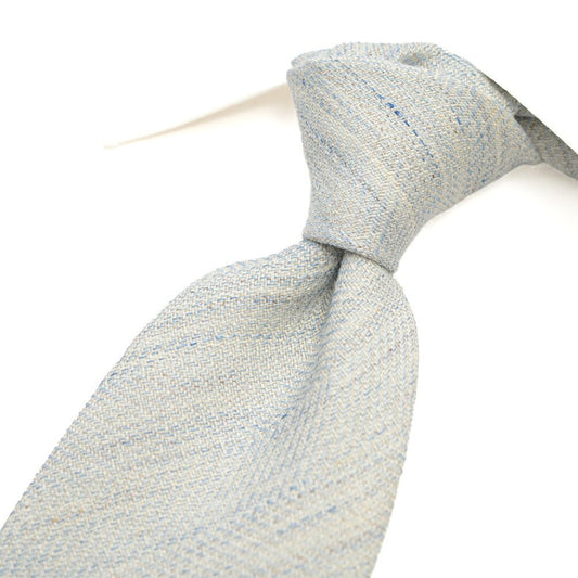 ETON ウール混リネン 織柄ネクタイ グレー 146cm×8.5cm | GUARDAROBA MILANO OFFICIAL STORE