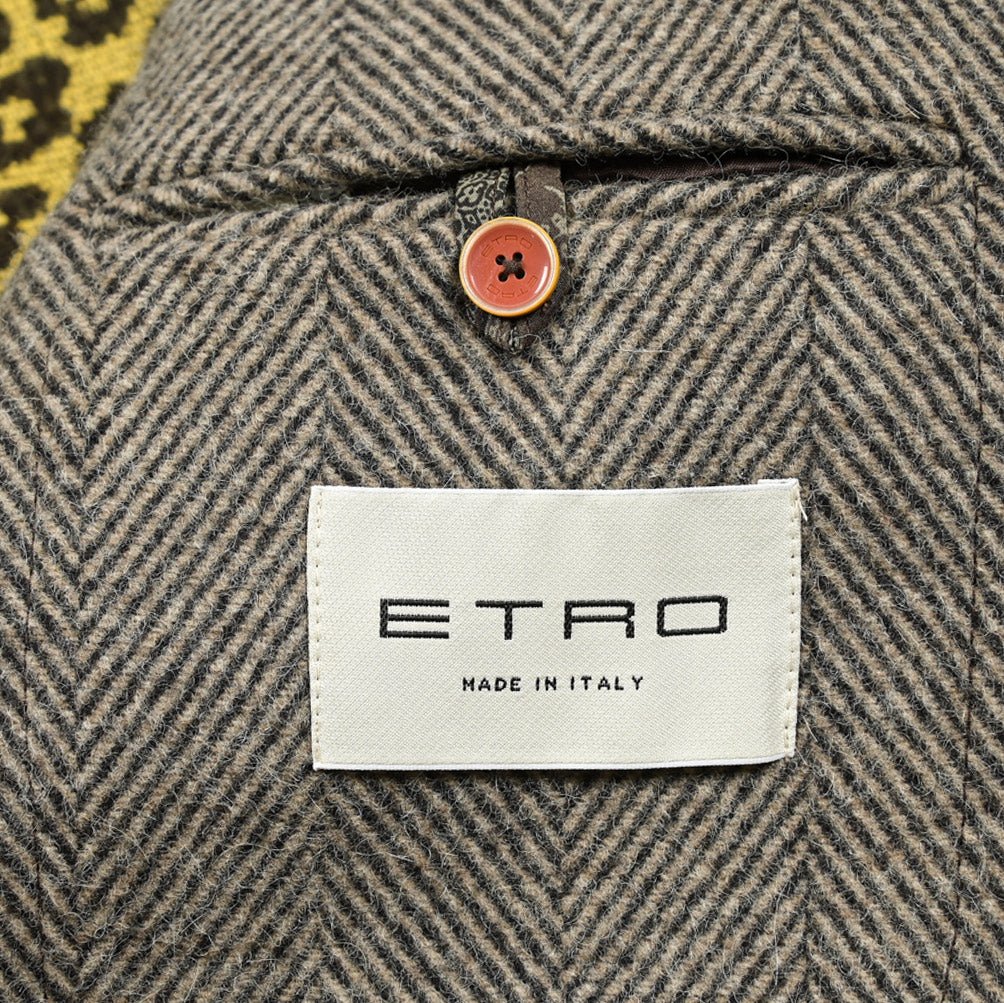 ETRO ウール100% 3Bシングルチェスターコート｜GUARDAROBA MILANO OFFICIAL STORE