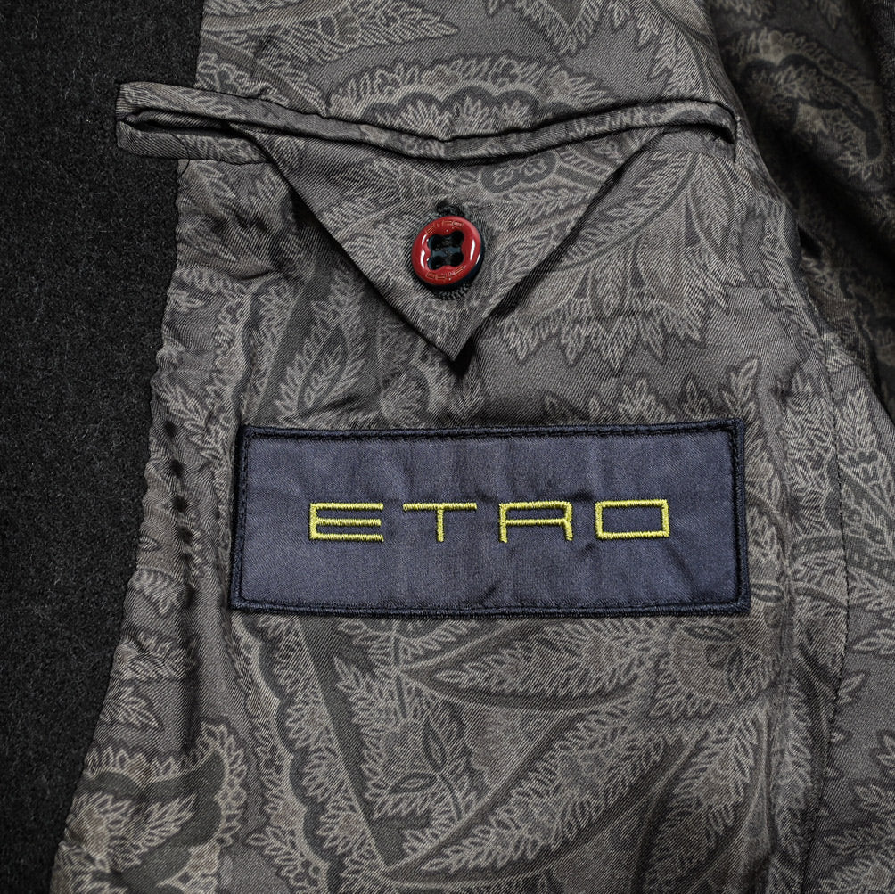 ETRO ウール100％ 3Bシングルチェスターコート｜GUARDAROBA MILANO OFFICIAL STORE