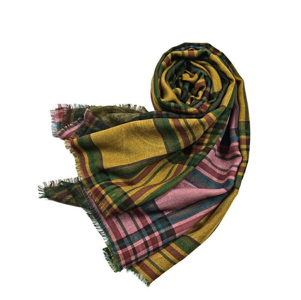 ETRO ウール100% チェック柄ストール｜407343｜GUARDAROBA MILANO OFFICIAL STORE