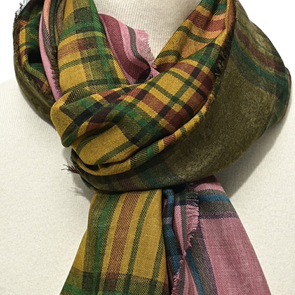 ETRO ウール100% チェック柄ストール｜407343｜GUARDAROBA MILANO OFFICIAL STORE