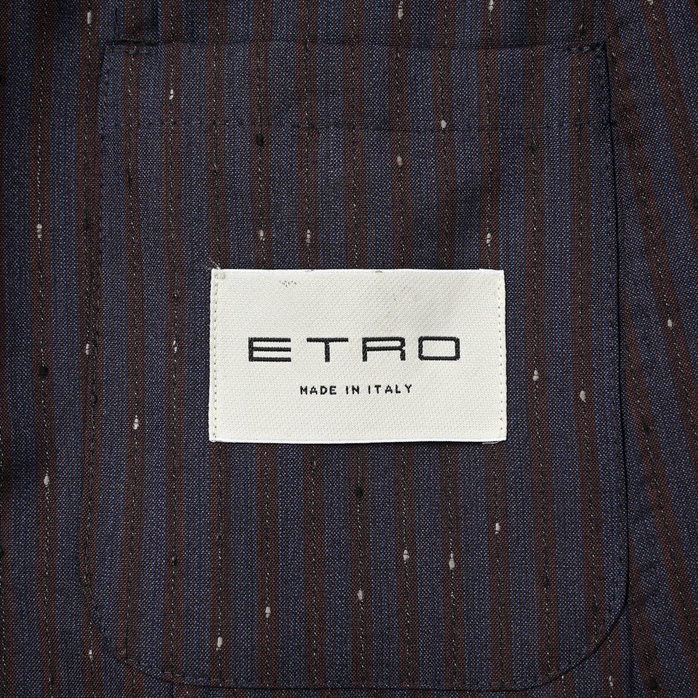 ETRO ウール100% 4Bダブルテーラードスーツ｜GUARDAROBA MILANO OFFICIAL STORE