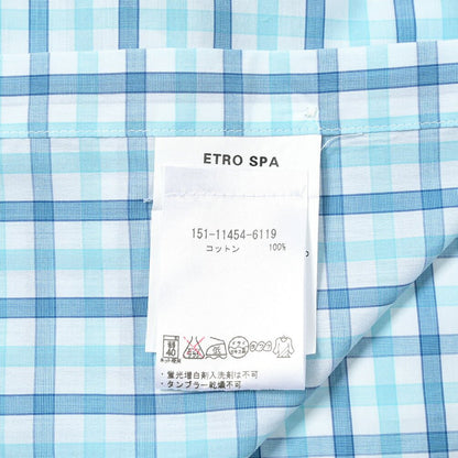 ETRO コットン100% ワイドカラーシャツ｜GUARDAROBA MILANO OFFICIAL STORE