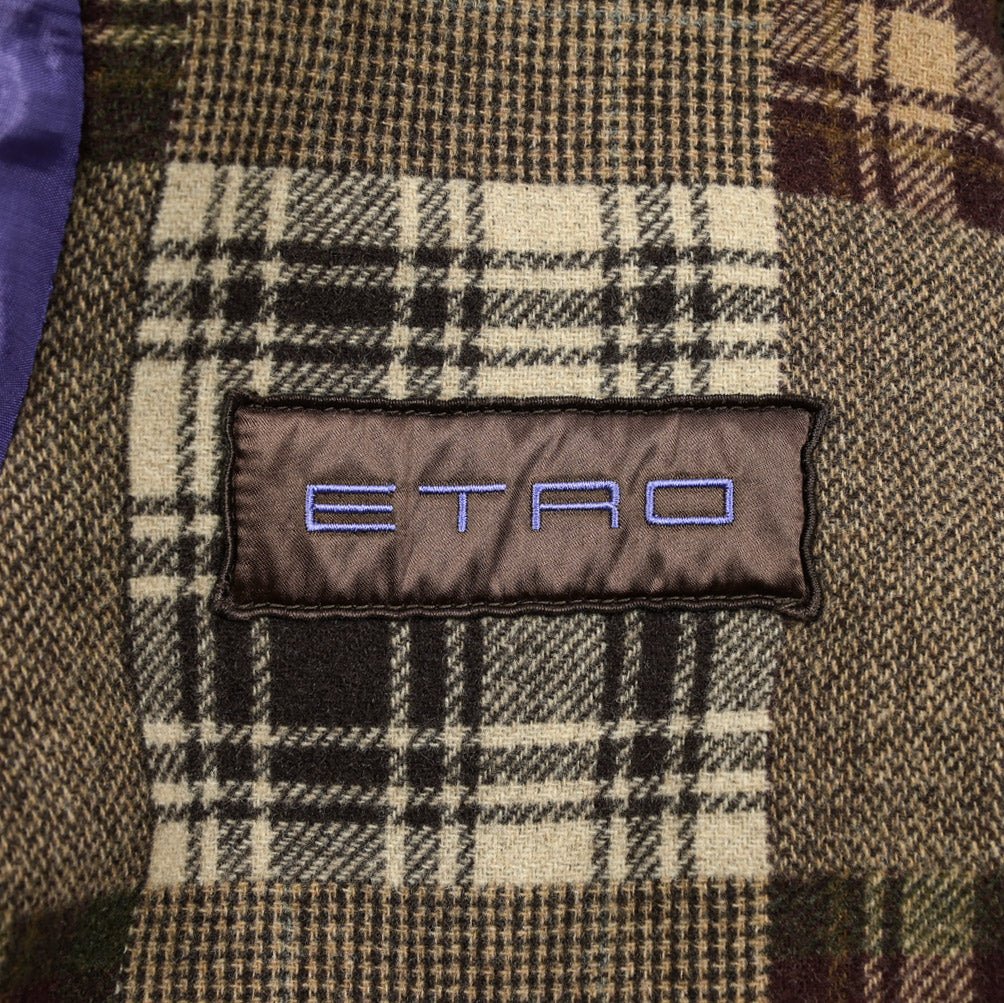 ETRO ウール100% スタンドカラーフィールドジャケット｜GUARDAROBA MILANO OFFICIAL STORE