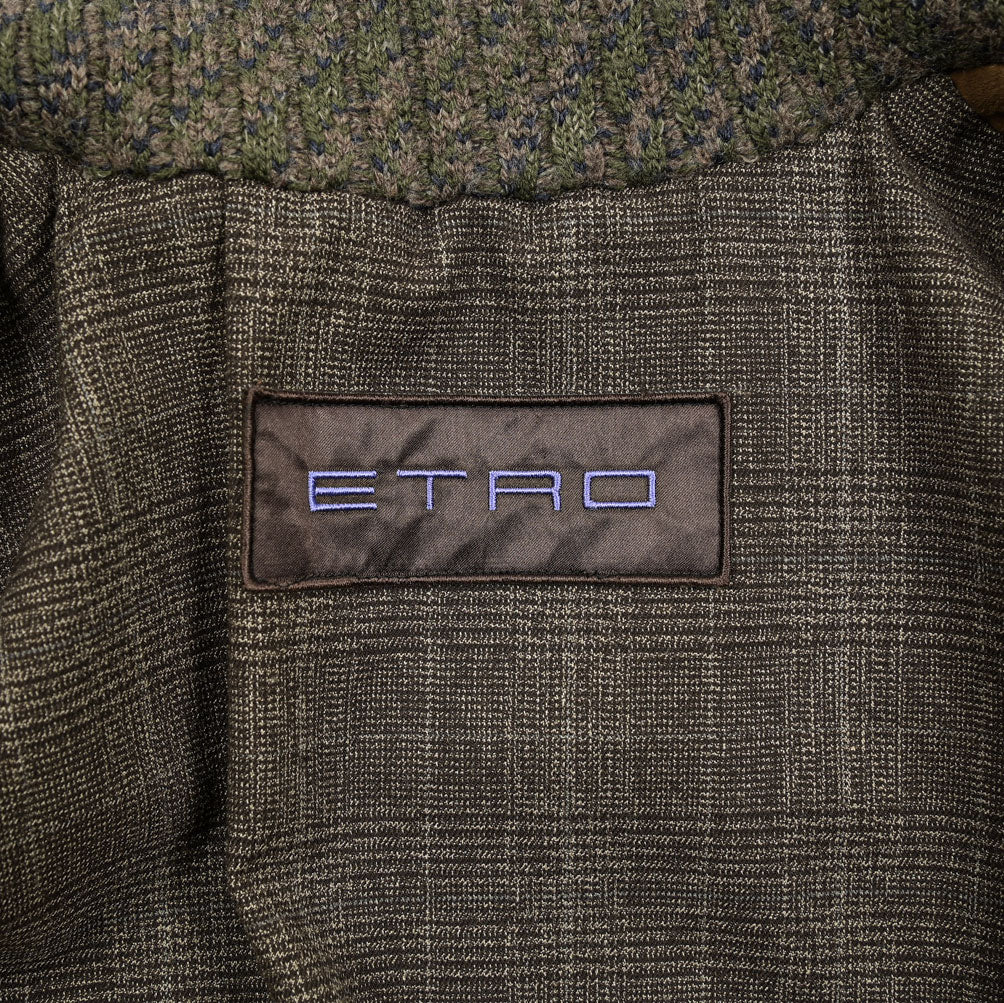 ETRO ラムスキン100% スエードレザーブルゾン｜GUARDAROBA MILANO OFFICIAL STORE