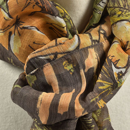 ETRO モダールウール ボタニカル柄ストール｜GUARDAROBA MILANO OFFICIAL STORE