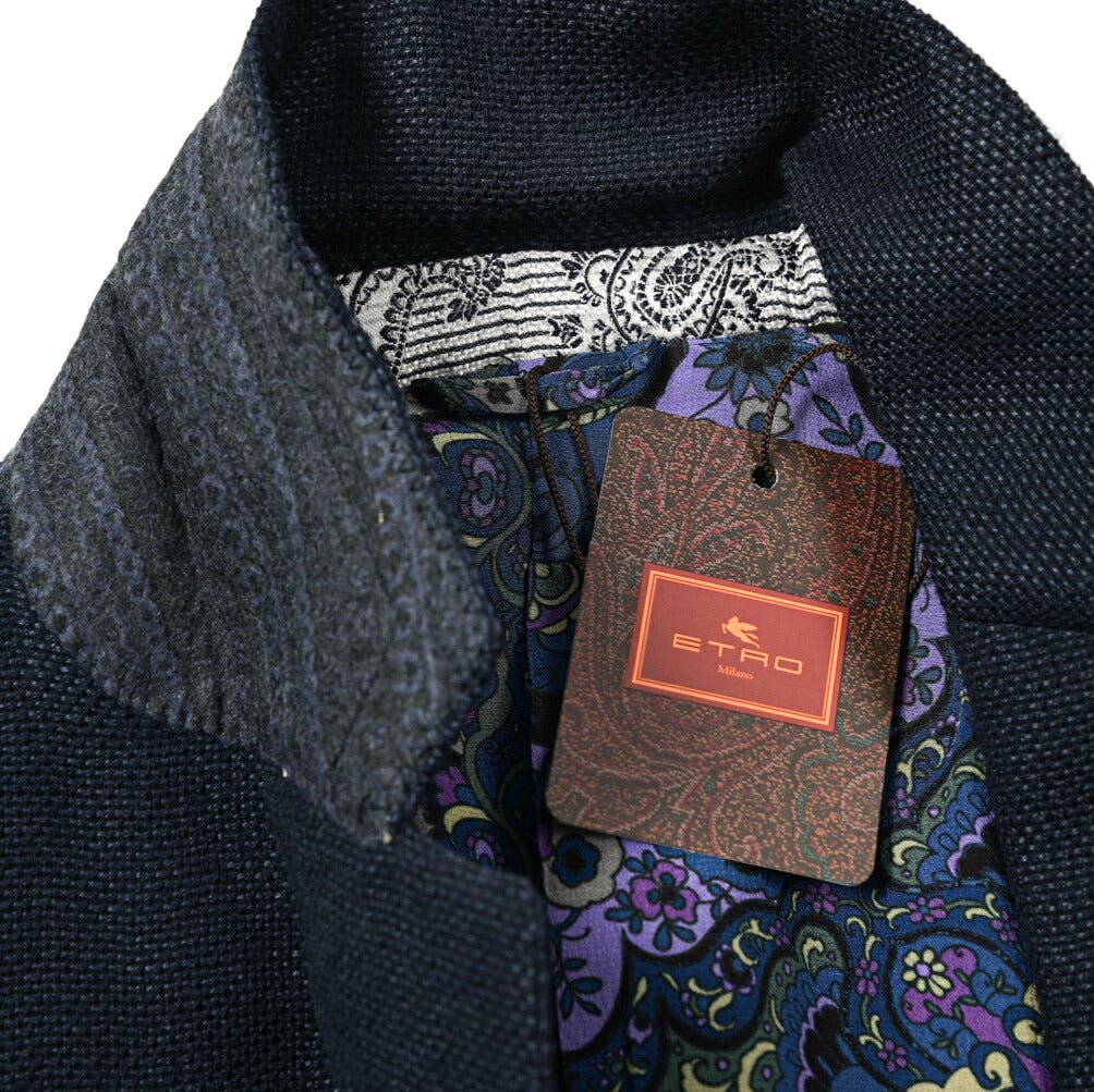 ETRO ウールリネン 2Bシングルテーラードジャケット｜GUARDAROBA MILANO OFFICIAL STORE