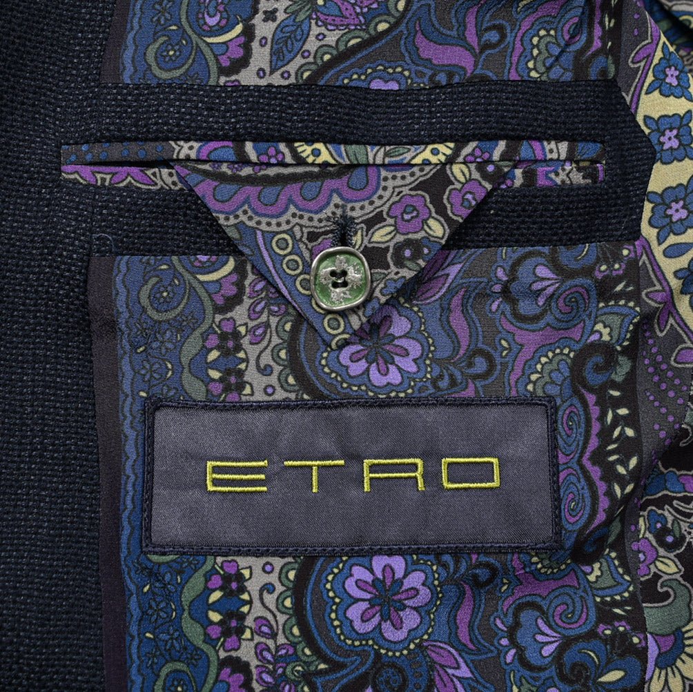 ETRO ウールリネン 2Bシングルテーラードジャケット｜GUARDAROBA MILANO OFFICIAL STORE