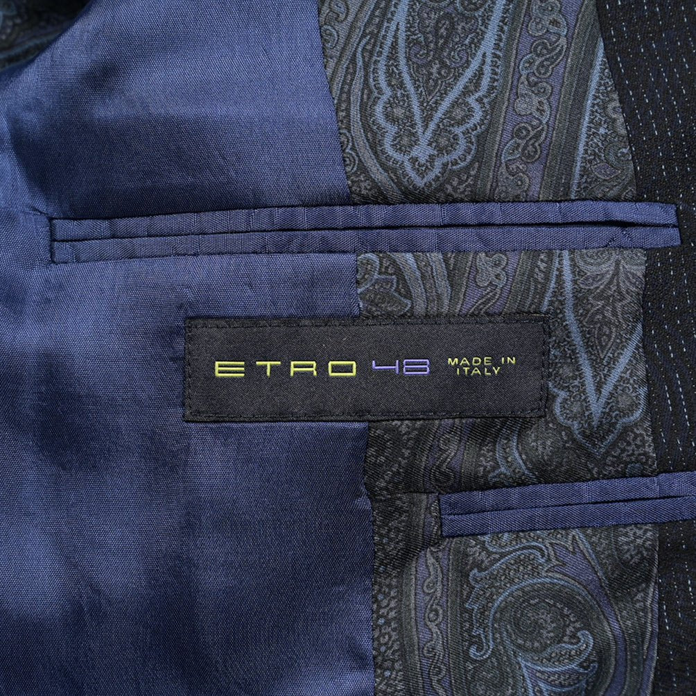 ETRO ウールシルク 2Bシングルテーラードスーツ｜GUARDAROBA MILANO OFFICIAL STORE