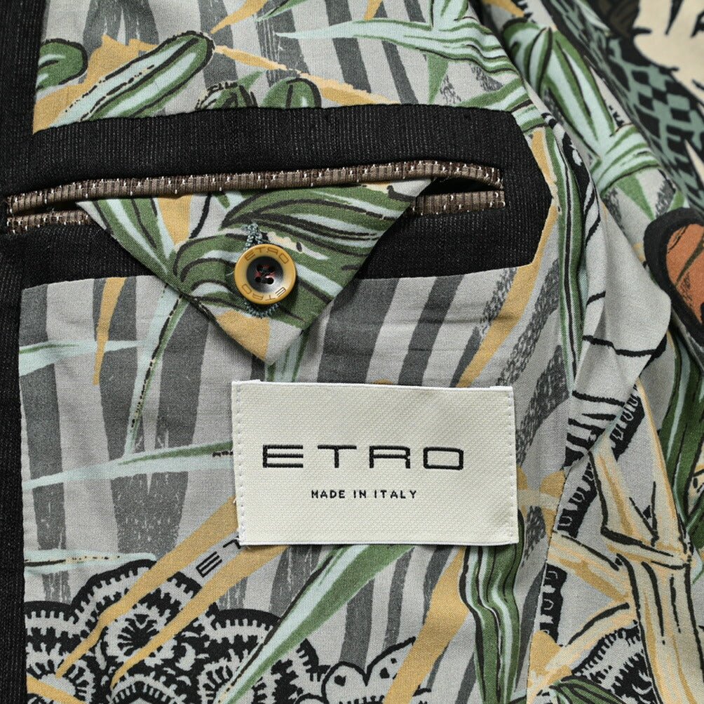 ETRO シルクリネン 2Bシングルテーラードジャケット｜GUARDAROBA MILANO OFFICIAL STORE