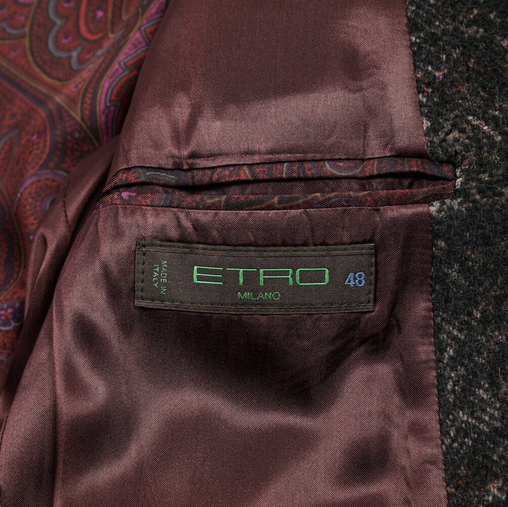 ETRO ウールアルパカモヘア 3Bシングルチェスターコート｜GUARDAROBA MILANO OFFICIAL STORE