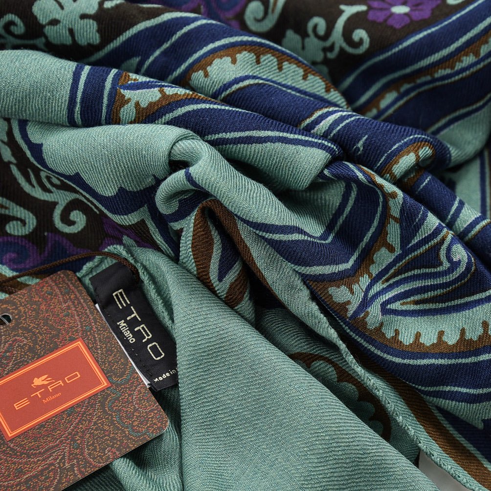 ETRO ウールシルク ペイズリー柄ストール｜GUARDAROBA MILANO OFFICIAL STORE