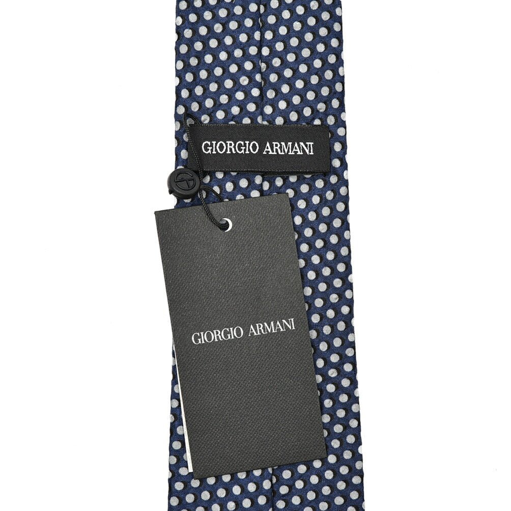 FINAL SALE｜GIORGIO ARMANI シルク100% ドットネクタイ｜GUARDAROBA MILANO OFFICIAL STORE