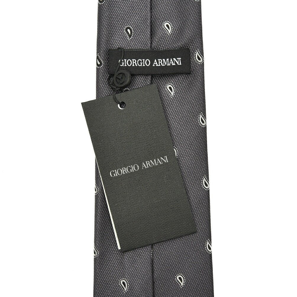 クーポン対象｜GIORGIO ARMANI シルク100% ペイズリー柄ネクタイ｜GUARDAROBA MILANO OFFICIAL STORE