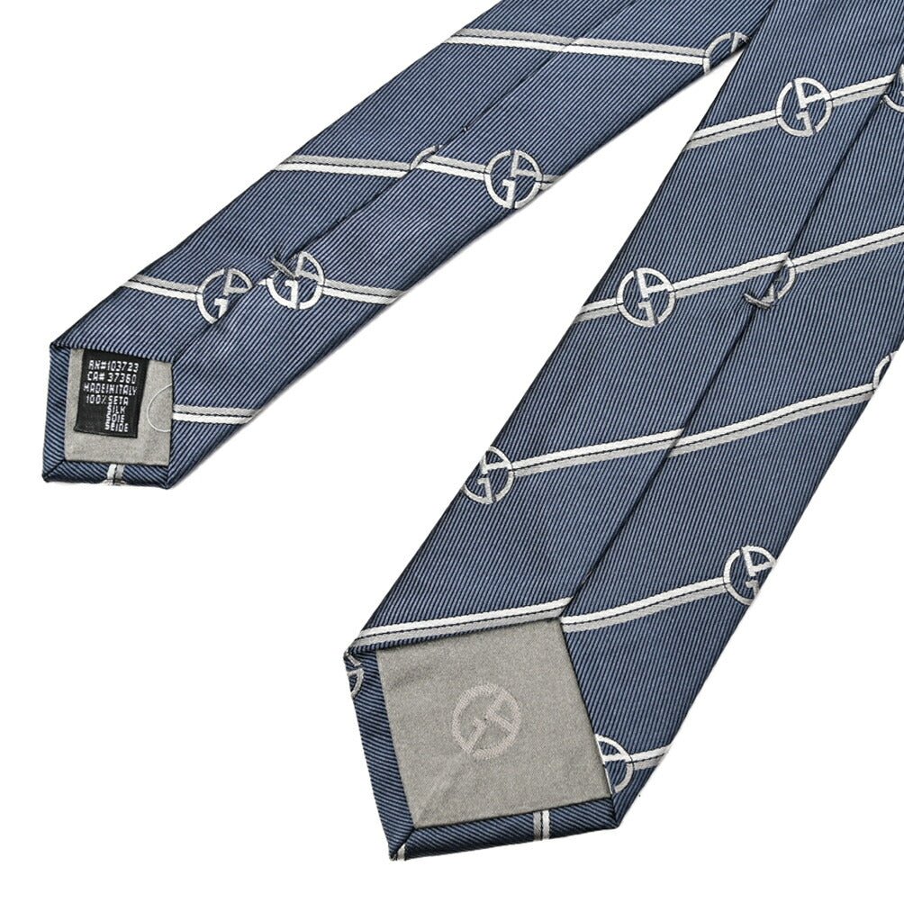 GIORGIO ARMANI シルク100% 総柄ロゴネクタイ｜434350｜GUARDAROBA MILANO OFFICIAL STORE