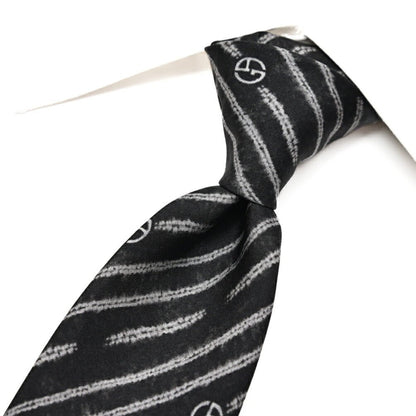 GIORGIO ARMANI シルク100% 総柄ロゴネクタイ｜434385｜GUARDAROBA MILANO OFFICIAL STORE