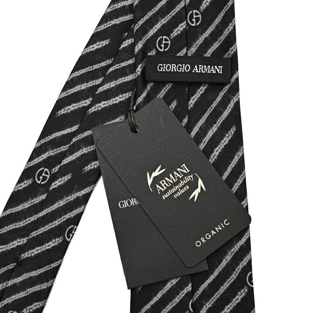 GIORGIO ARMANI シルク100% 総柄ロゴネクタイ｜434385｜GUARDAROBA MILANO OFFICIAL STORE