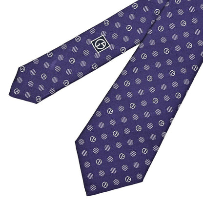 GIORGIO ARMANI シルク100% 小紋柄ロゴ ネクタイ｜434445｜GUARDAROBA MILANO OFFICIAL STORE