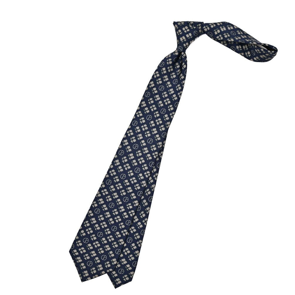 GIORGIO ARMANI シルク100% 総柄ロゴネクタイ｜434470｜GUARDAROBA MILANO OFFICIAL STORE