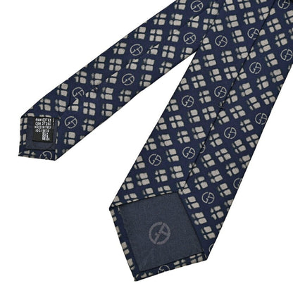 GIORGIO ARMANI シルク100% 総柄ロゴネクタイ｜434470｜GUARDAROBA MILANO OFFICIAL STORE