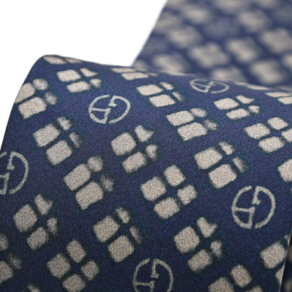 GIORGIO ARMANI シルク100% 総柄ロゴネクタイ｜434470｜GUARDAROBA MILANO OFFICIAL STORE