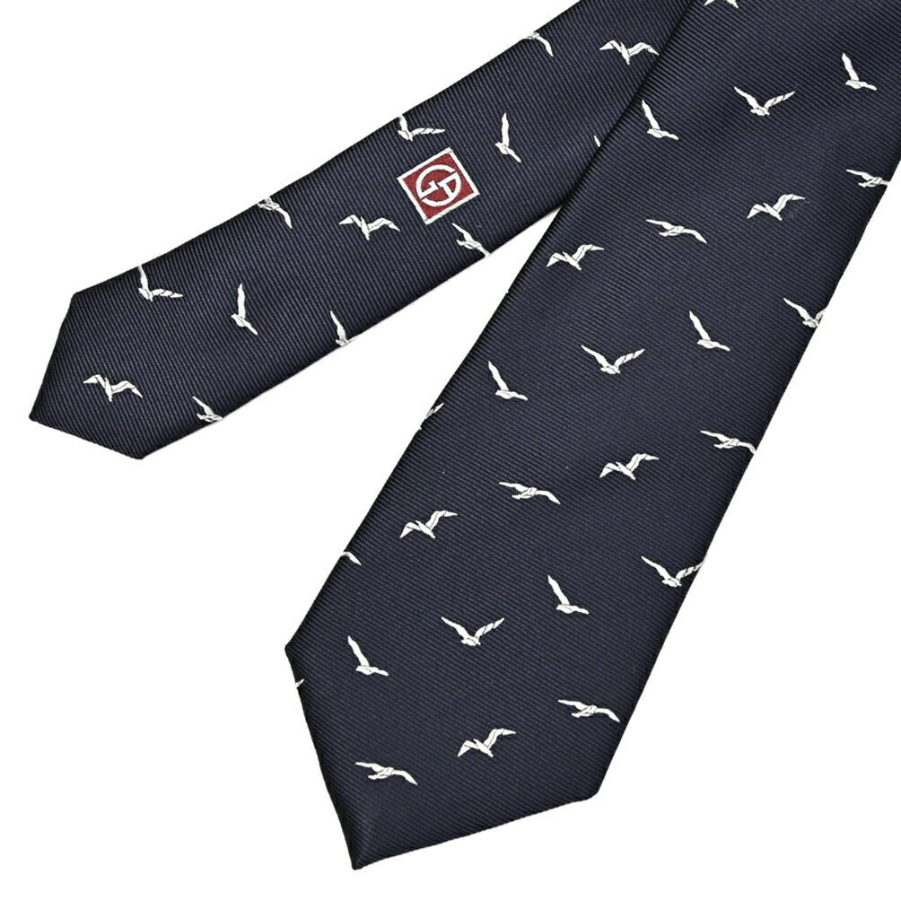 GIORGIO ARMANI シルク100% 小紋柄ロゴネクタイ｜434494｜GUARDAROBA MILANO OFFICIAL STORE