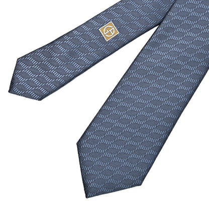 GIORGIO ARMANI シルク100% 幾何柄ロゴネクタイ｜434502｜GUARDAROBA MILANO OFFICIAL STORE