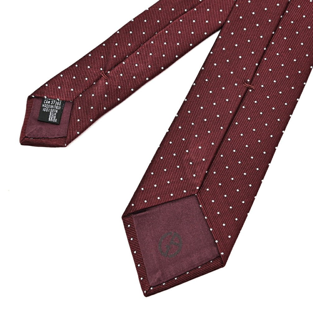 GIORGIO ARMANI シルク100% ドット柄ネクタイ｜434514｜GUARDAROBA MILANO OFFICIAL STORE