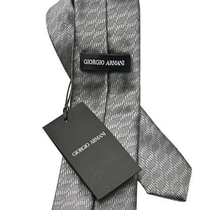 GIORGIO ARMANI シルク100% 幾何柄ネクタイ｜434526｜GUARDAROBA MILANO OFFICIAL STORE