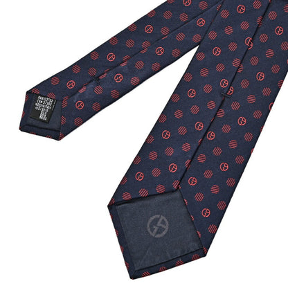 GIORGIO ARMANI シルク100% 小紋柄ロゴネクタイ｜434546｜GUARDAROBA MILANO OFFICIAL STORE